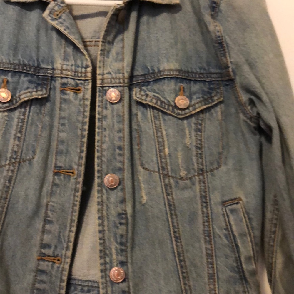 Distressed Denim Jacket - Picture 2 of 3